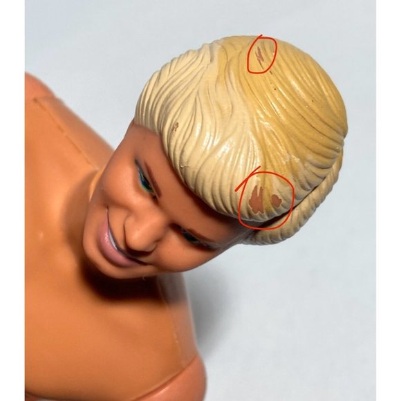 VTG 1990 Hawaiian Fun Ken Doll #5941 Malibu Body Sun Tan Mattel Blond Blue Green - Picture 13 of 13